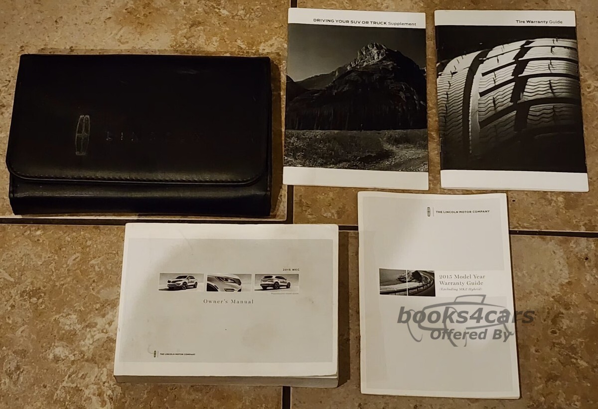 view cover of 2015 MKC Owners Manual by Lincoln for Mk-C