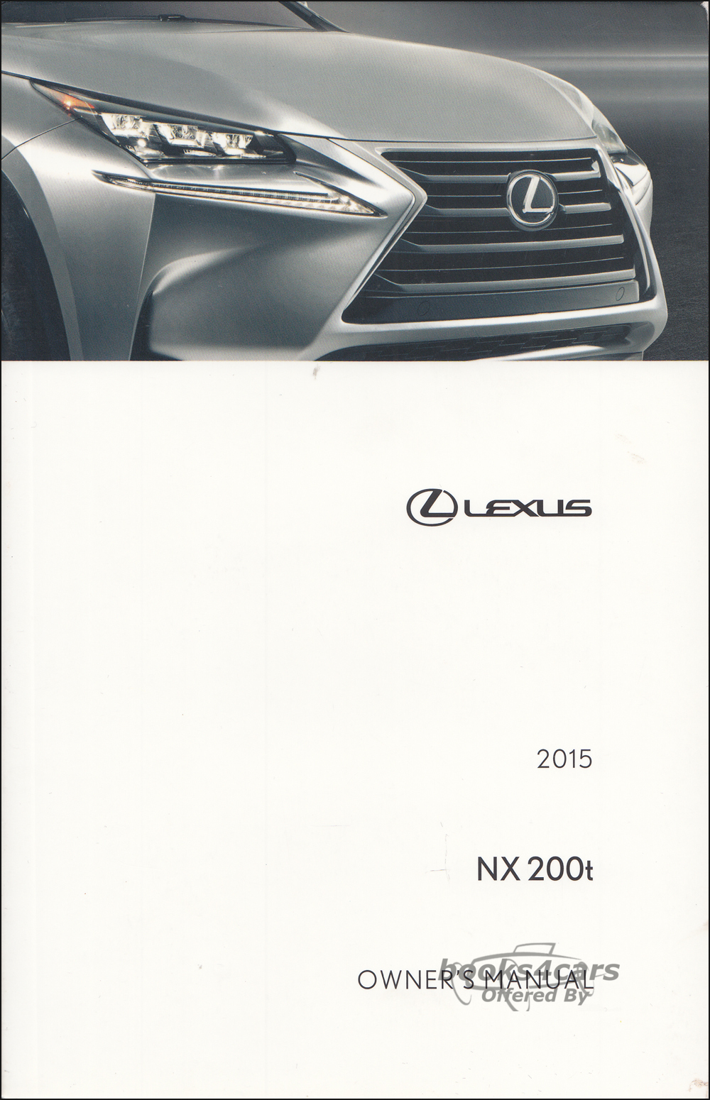 view cover of 2015 NX200t owners manual by Lexus