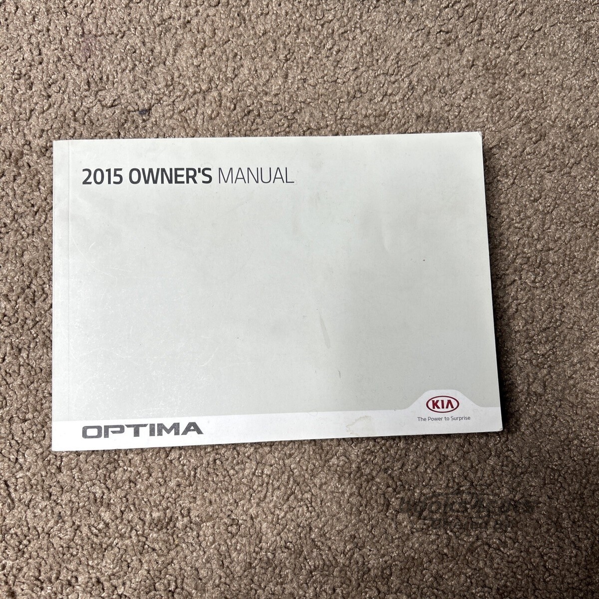 view cover of 2015 Optima owners manual by Kia