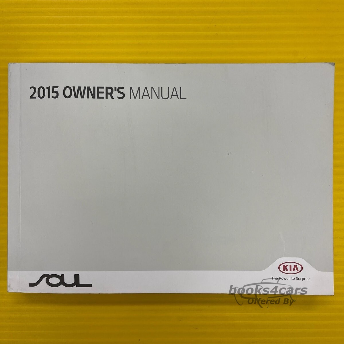 view cover of 2015 Soul owners manual by Kia