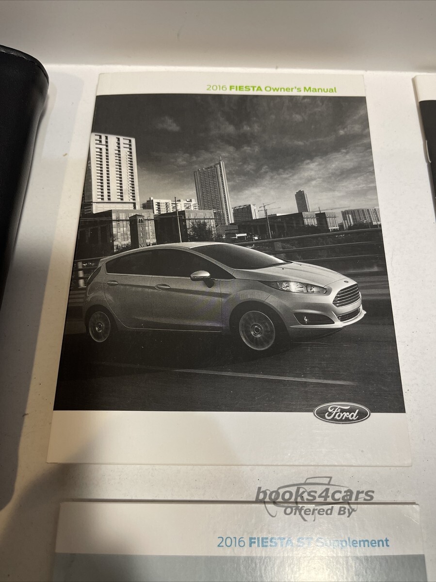 view cover of 2016 Fiesta Owners manual by Ford