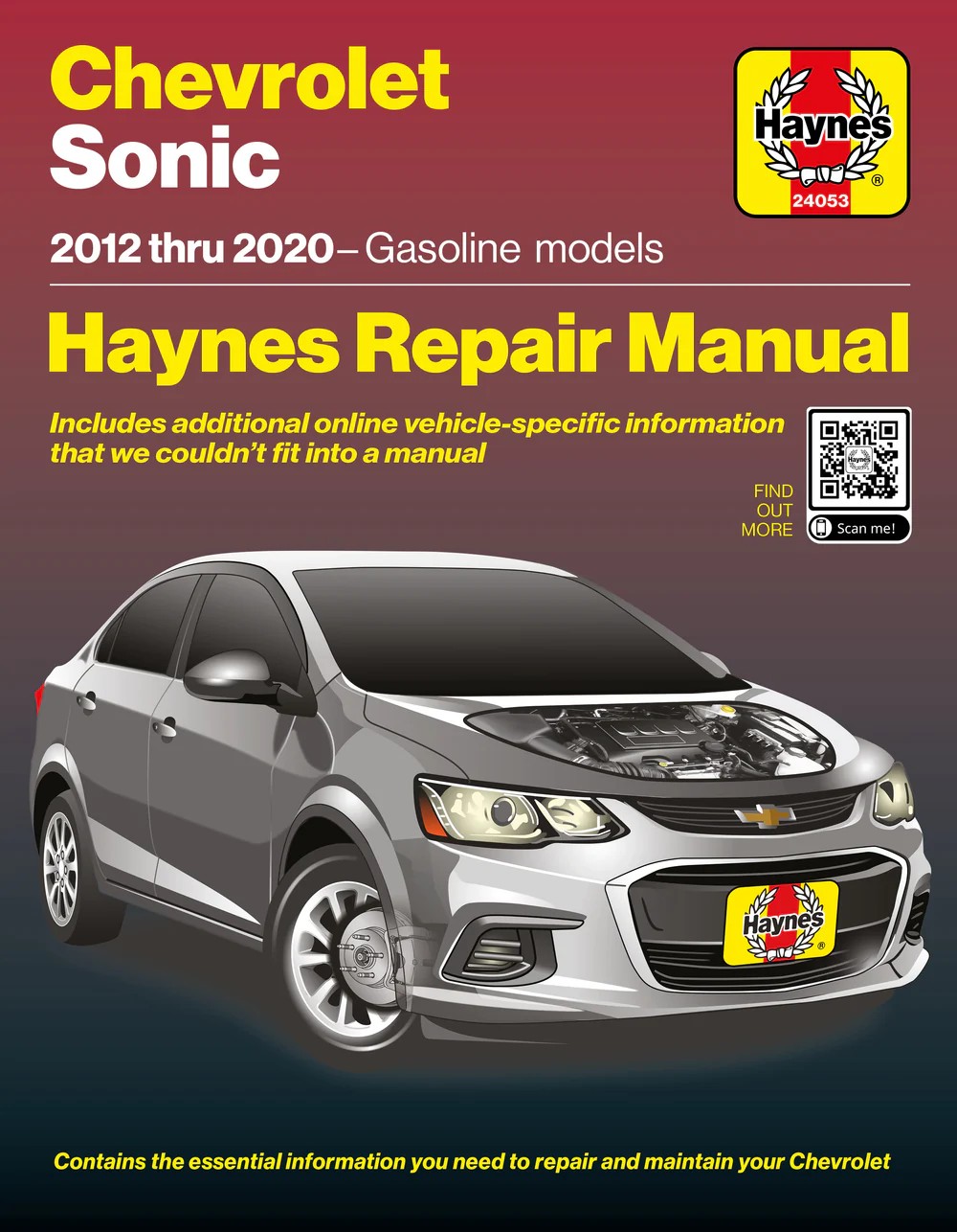 view cover of 2012-2020 Chevrolet Sonic Shop Service Repair Manual by Haynes