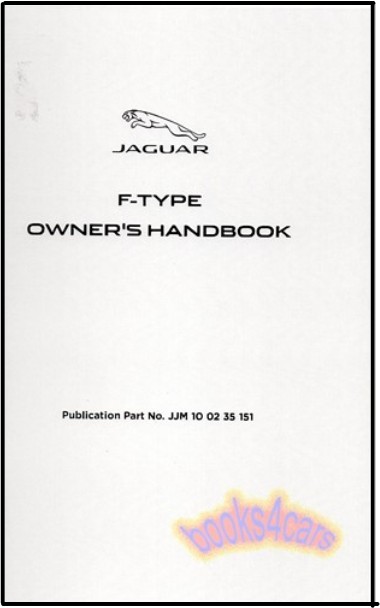 view cover of 2016 F-Type owners manual by Jaguar
