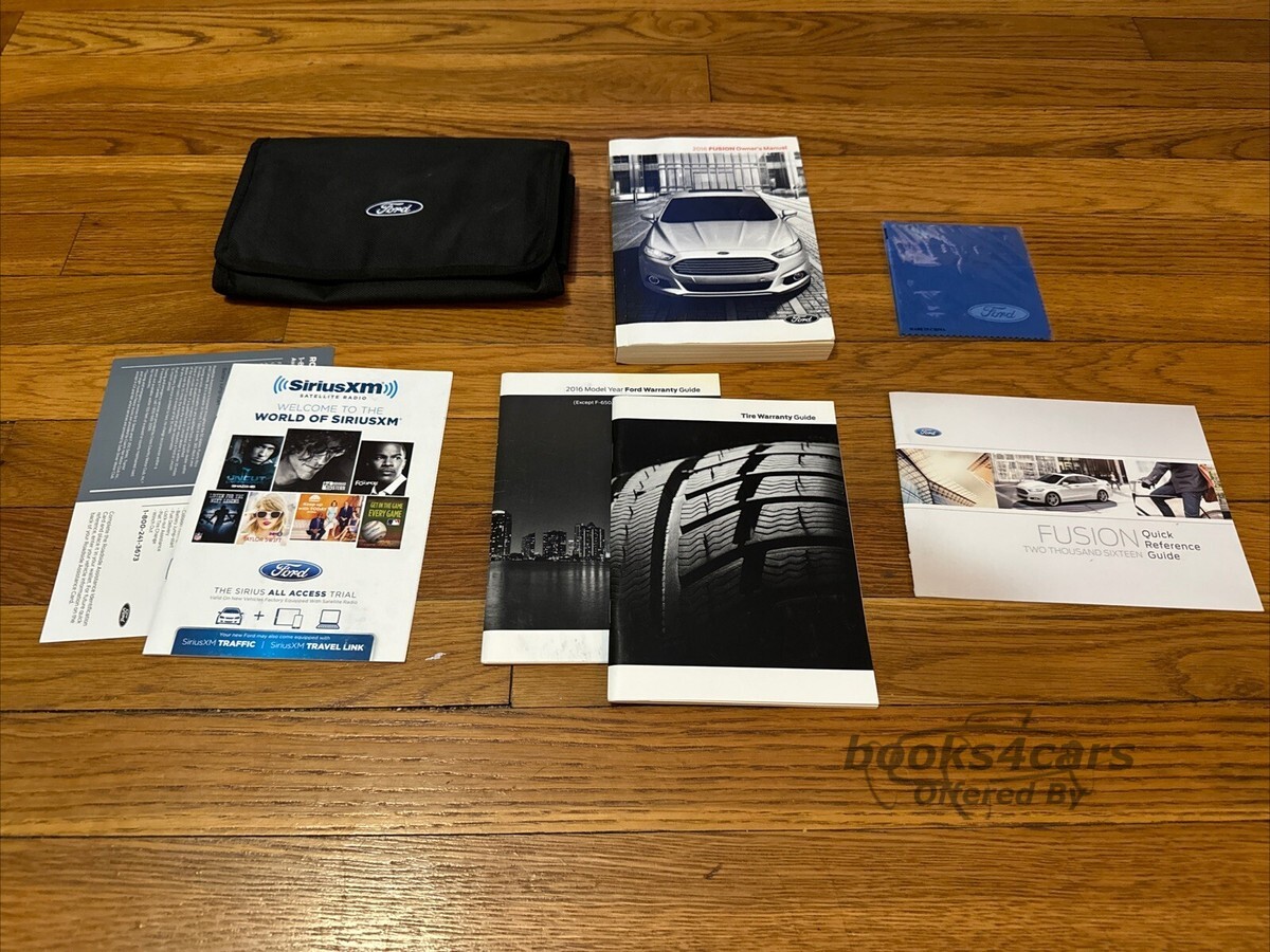 view cover of 2016 Fusion Owners Manual by Ford