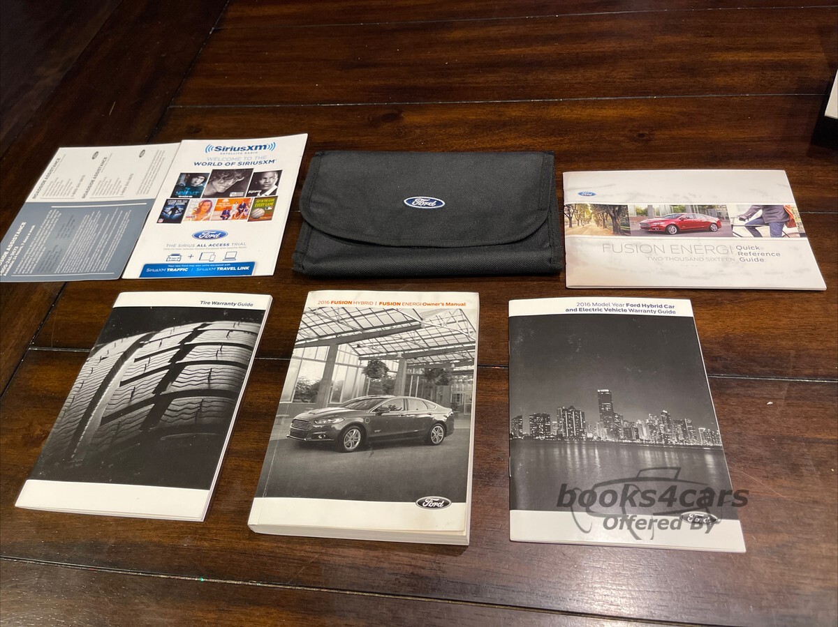view cover of 2016 Fusion Hybrid Owners Manual by Ford