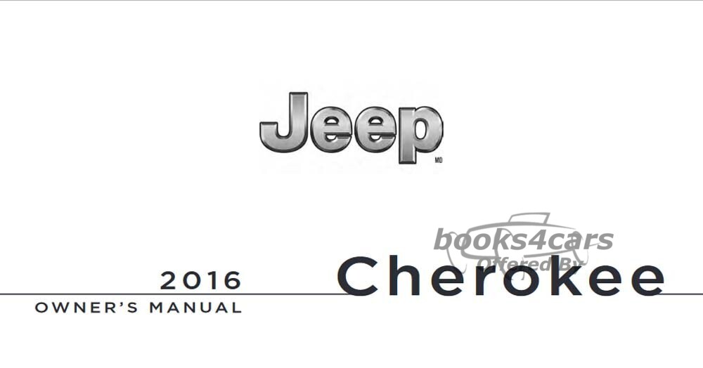 view cover of 2016 Cherokee owners manual by Jeep