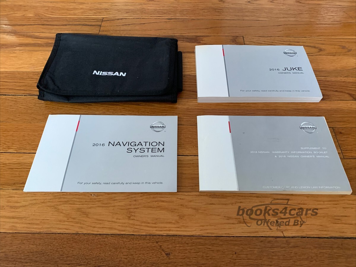 view cover of 2016 Juke owners manual by Nissan