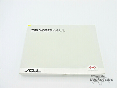 view cover of 2016 Soul owners manual by Kia