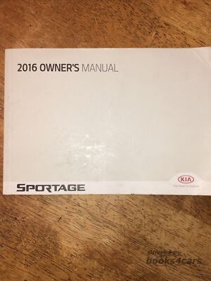 2016 Kia Sportage owners manual