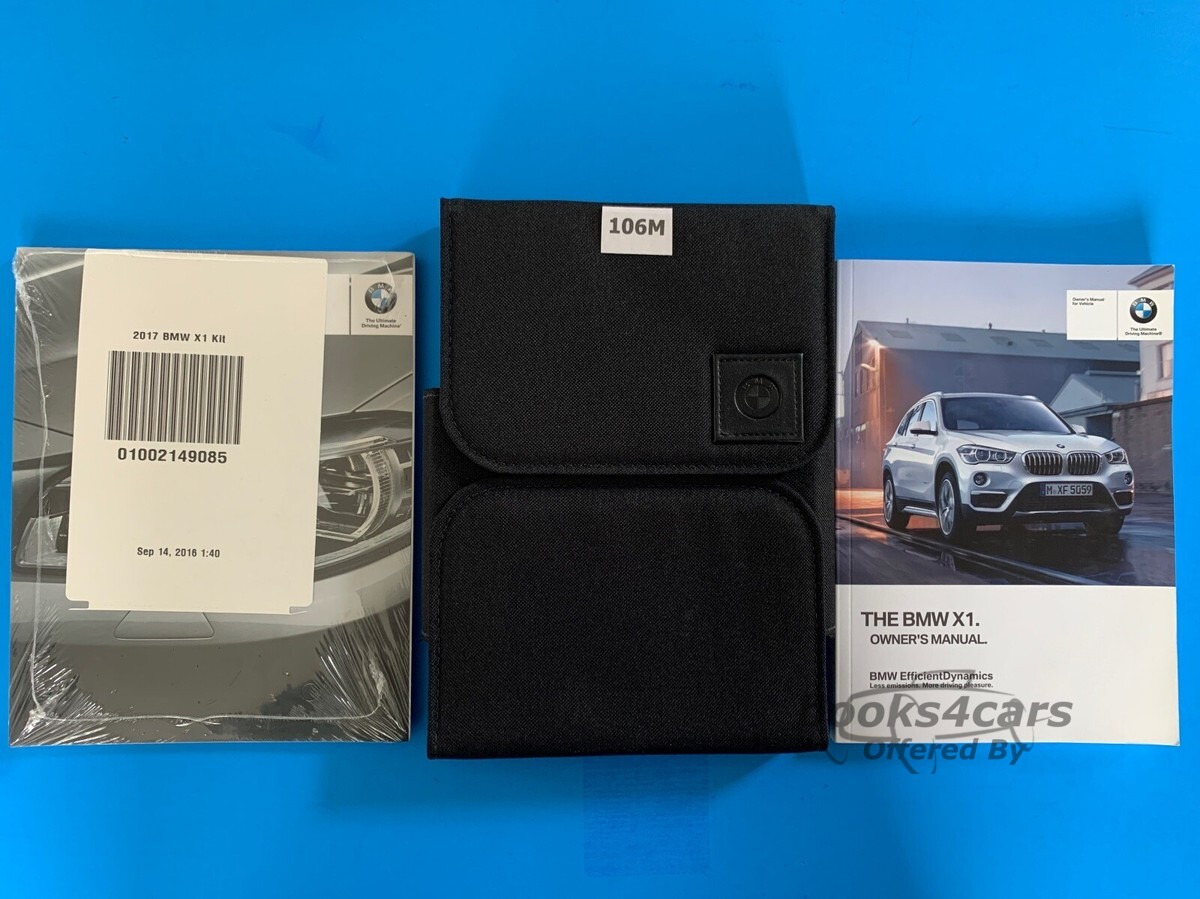 view cover of 2017 X3 owners manual by BMW