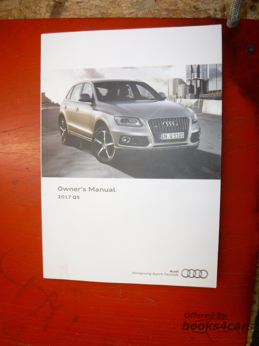 view cover of 2017 Q5 Owners Manual by Audi