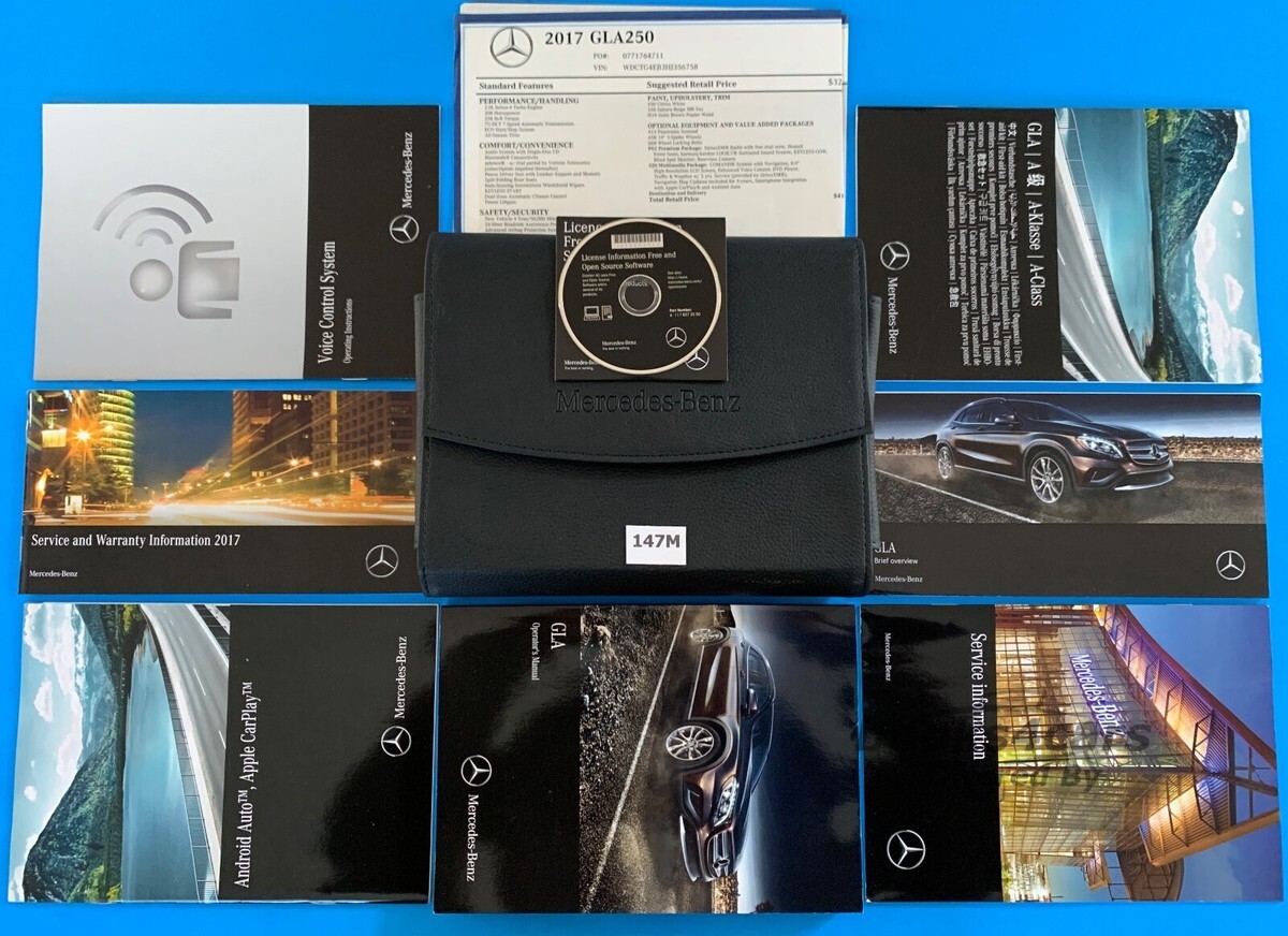 view cover of 2017 GLA Owners Manual by Mercedes