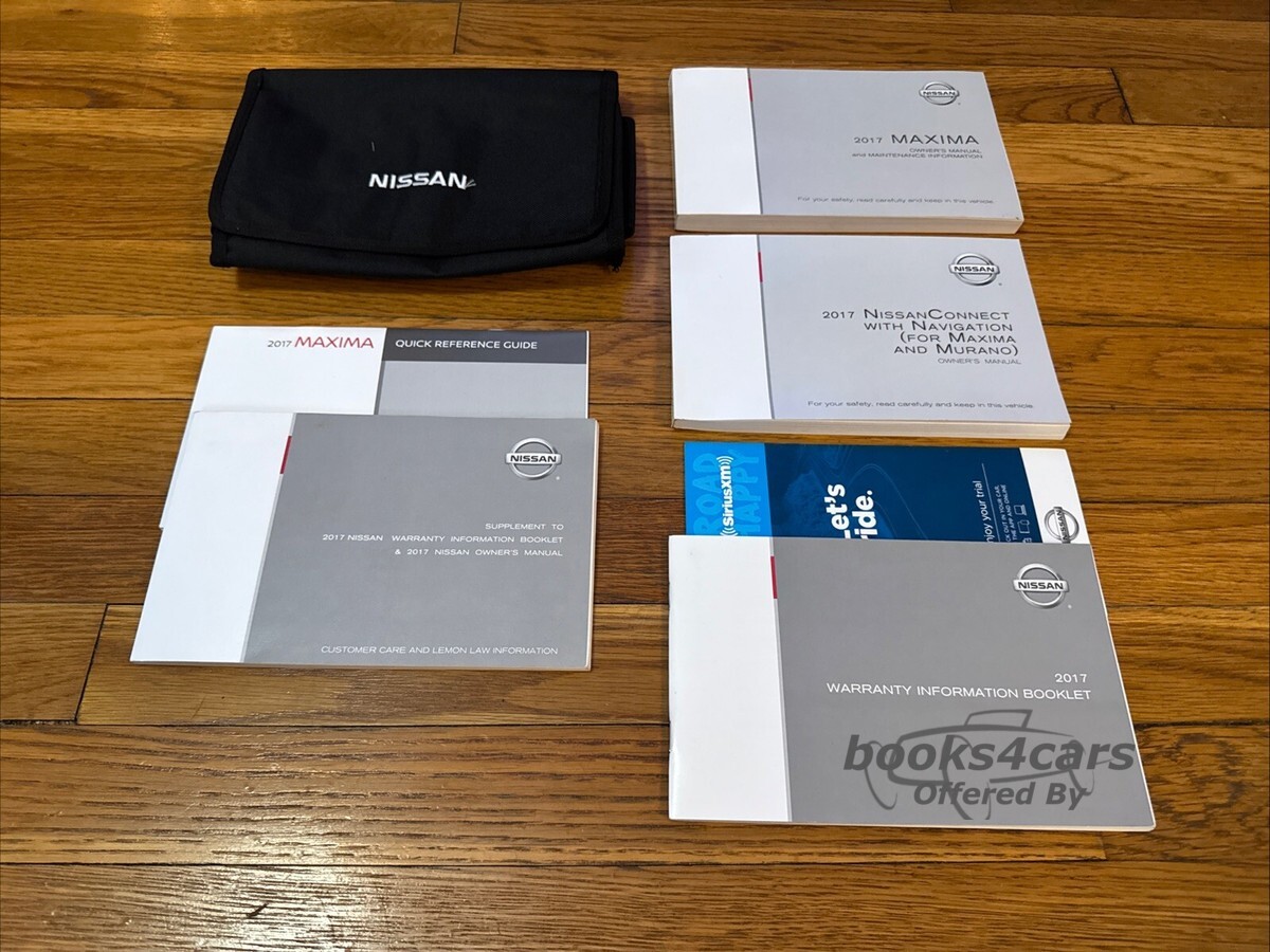 view cover of 2017 Maxima owners manual by Nissan