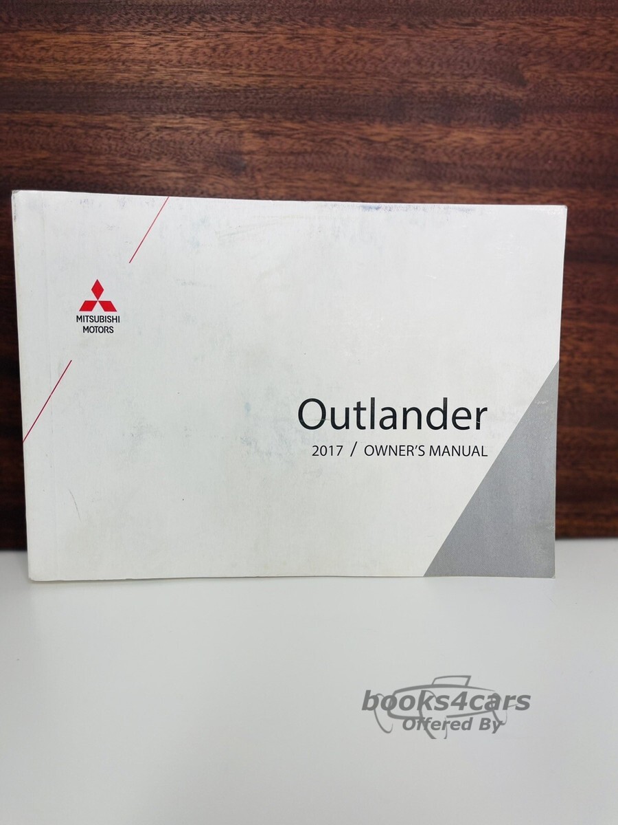 view cover of 2017 Outlander owners manual by Mitsubishi