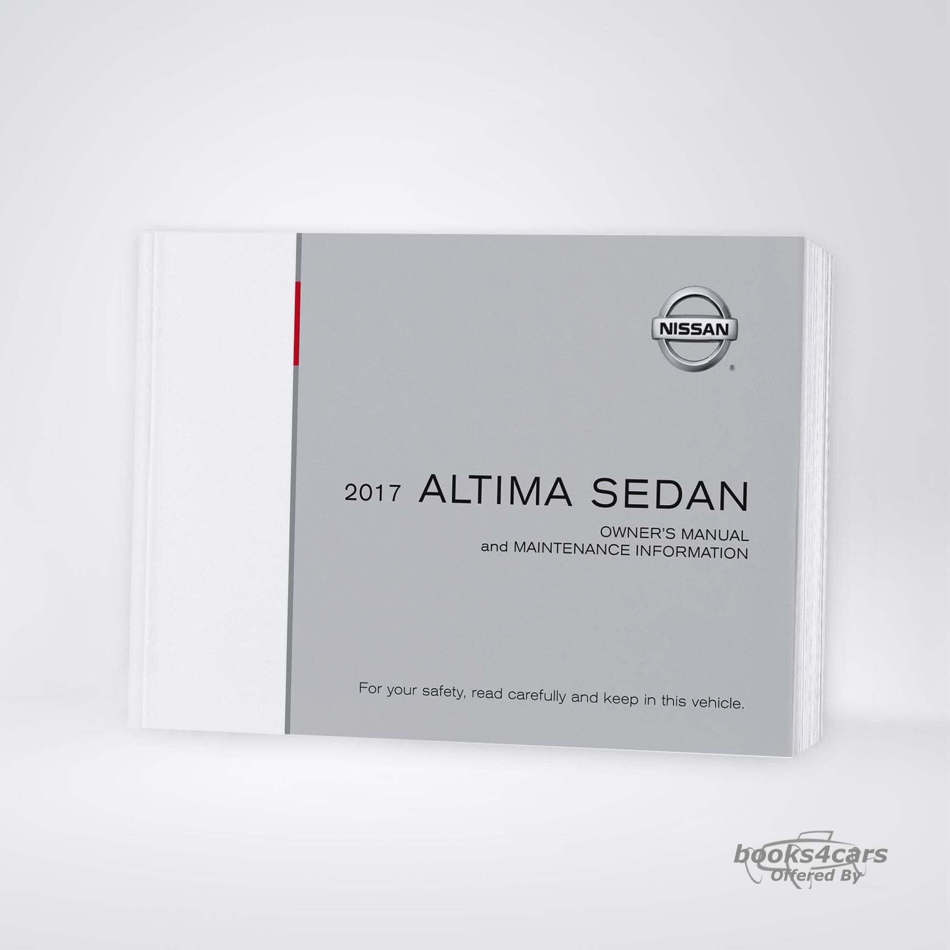 view cover of 2017 Altima owners manual by Nissan