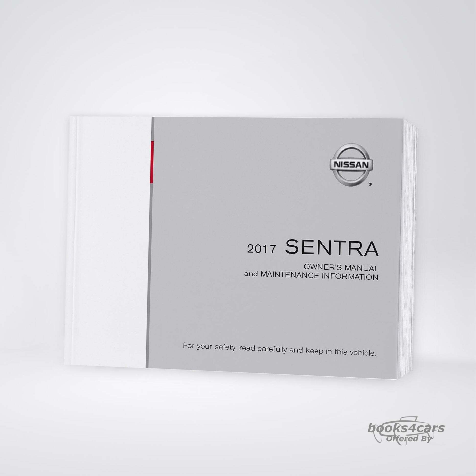 view cover of 2017 Sentra owners manual by Nissan