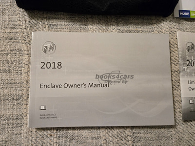 view cover of 2018 Enclave Owners Manual by Buick