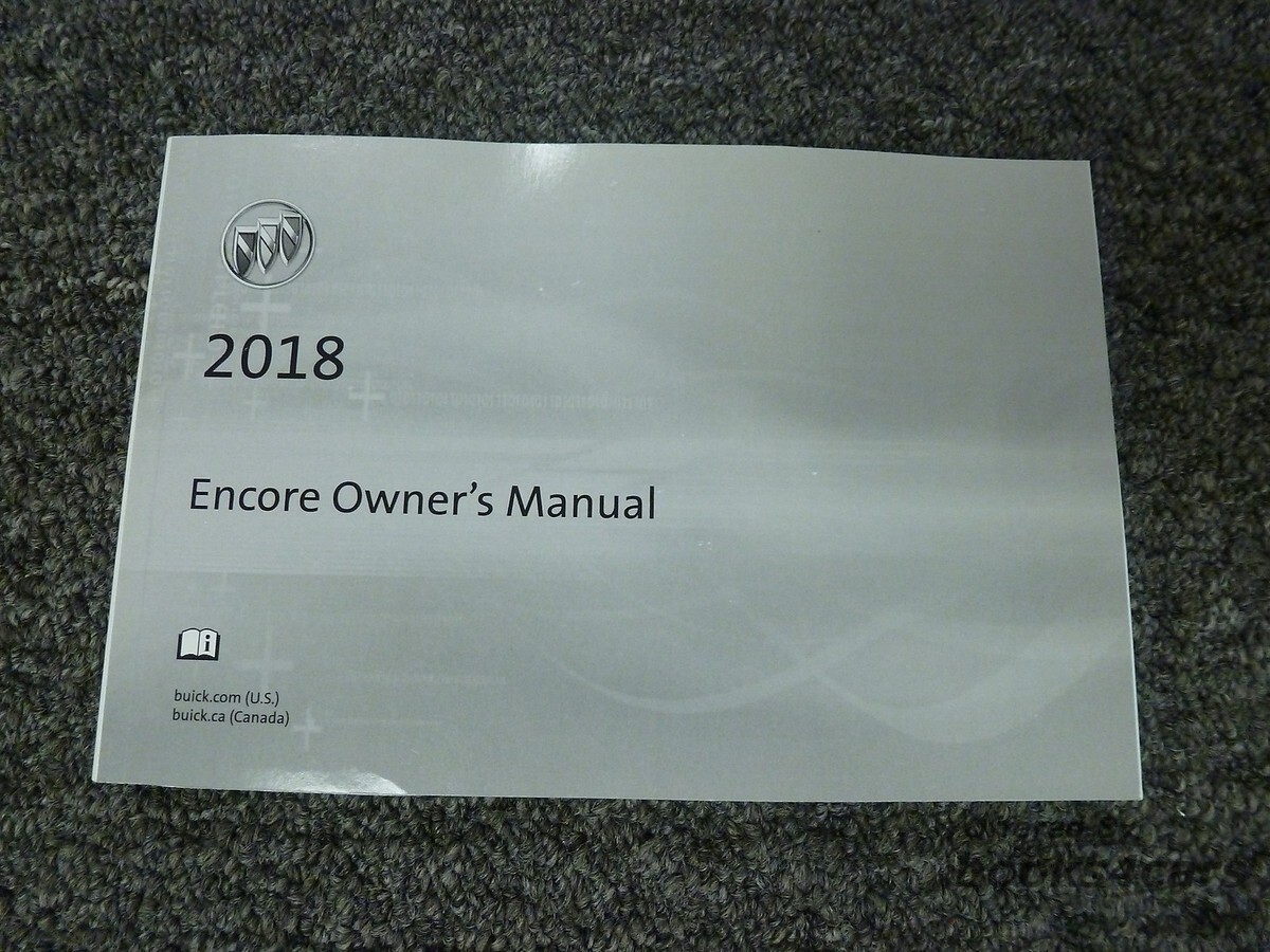 view cover of 2018 Encore Owners Manual by Buick