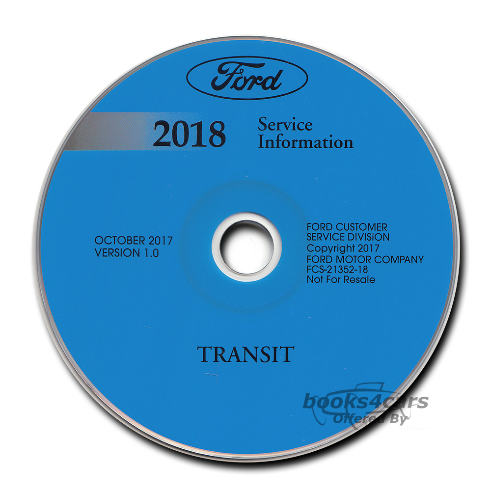 view cover of 2018 Transit Shop Service Repair Manual By Ford on CD-Rom