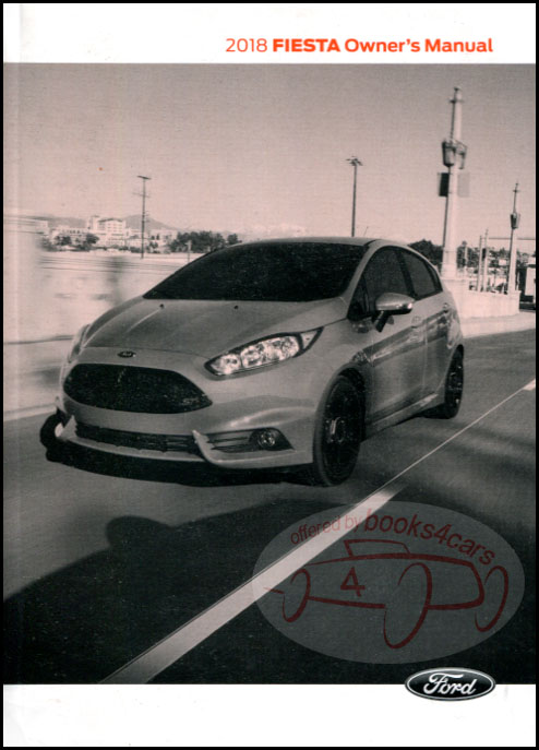 view cover of 2018 Fiesta Owners manual by Ford
