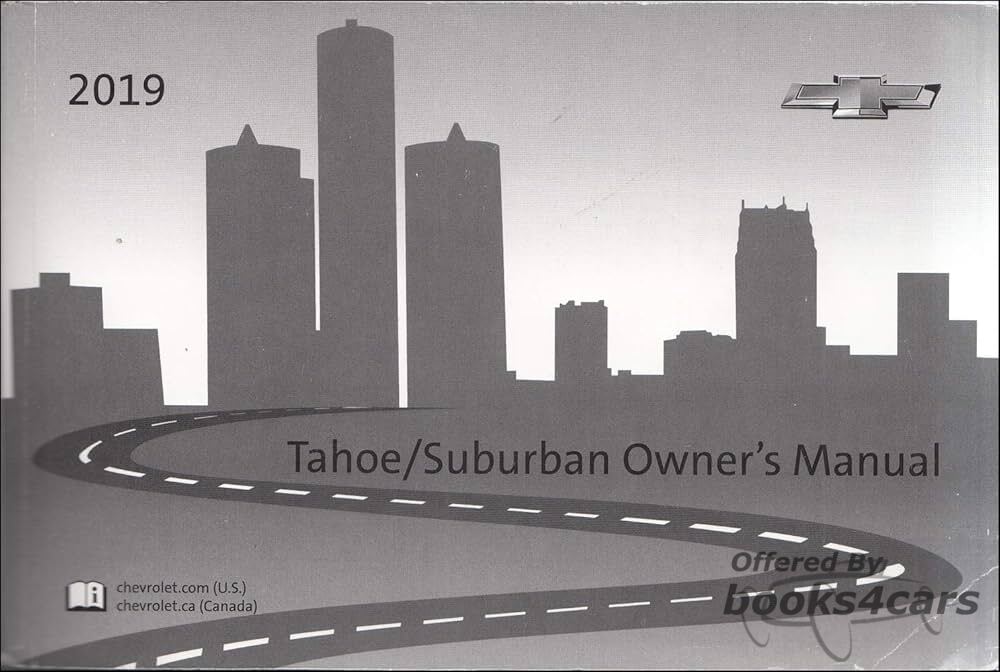 view cover of 2019 Tahoe Suburban owners manual by Chevrolet