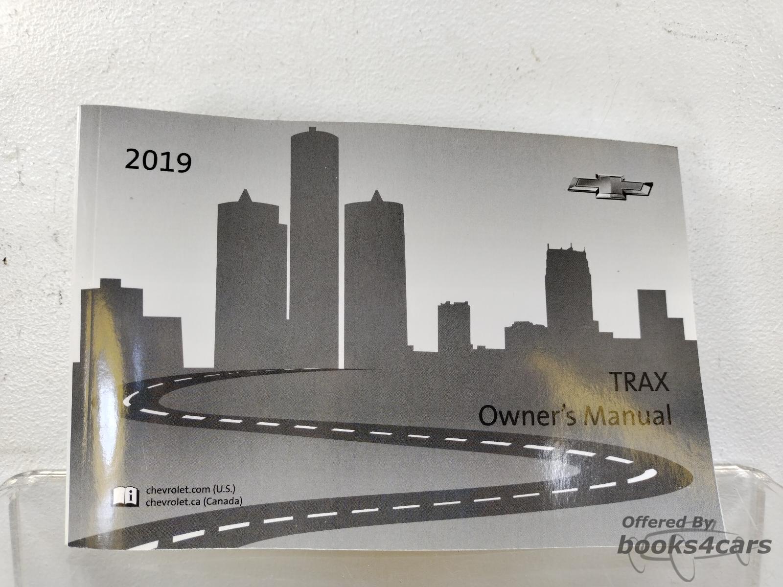 view cover of 2019 Trax Owners Manual by Chevrolet