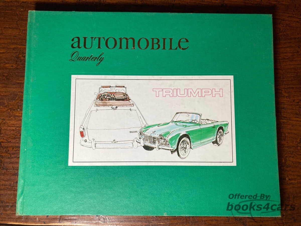 view cover of Volume 11, Issue 2 of Automobile Quarterly featuring Triumph, Alfa 8C 2900, Grand Am & Messerschmitt, Automotive Quarterly