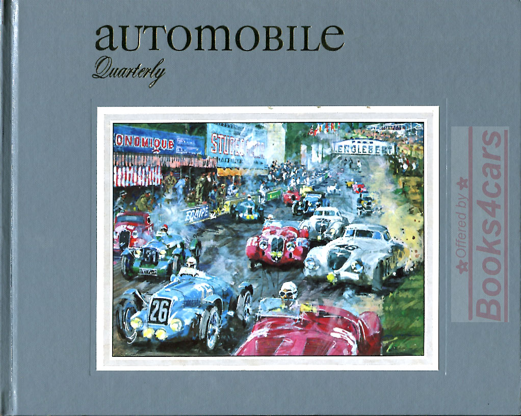 view cover of Volume 15, Issue 4 of Automobile Quarterly featuring Olds rocket 88, Ghia Megastar, Arnolt, Adler, Vail & others