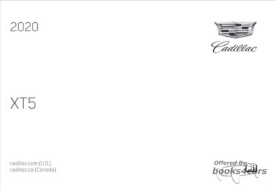 view cover of 2020 XT5 owners manual by Cadillac