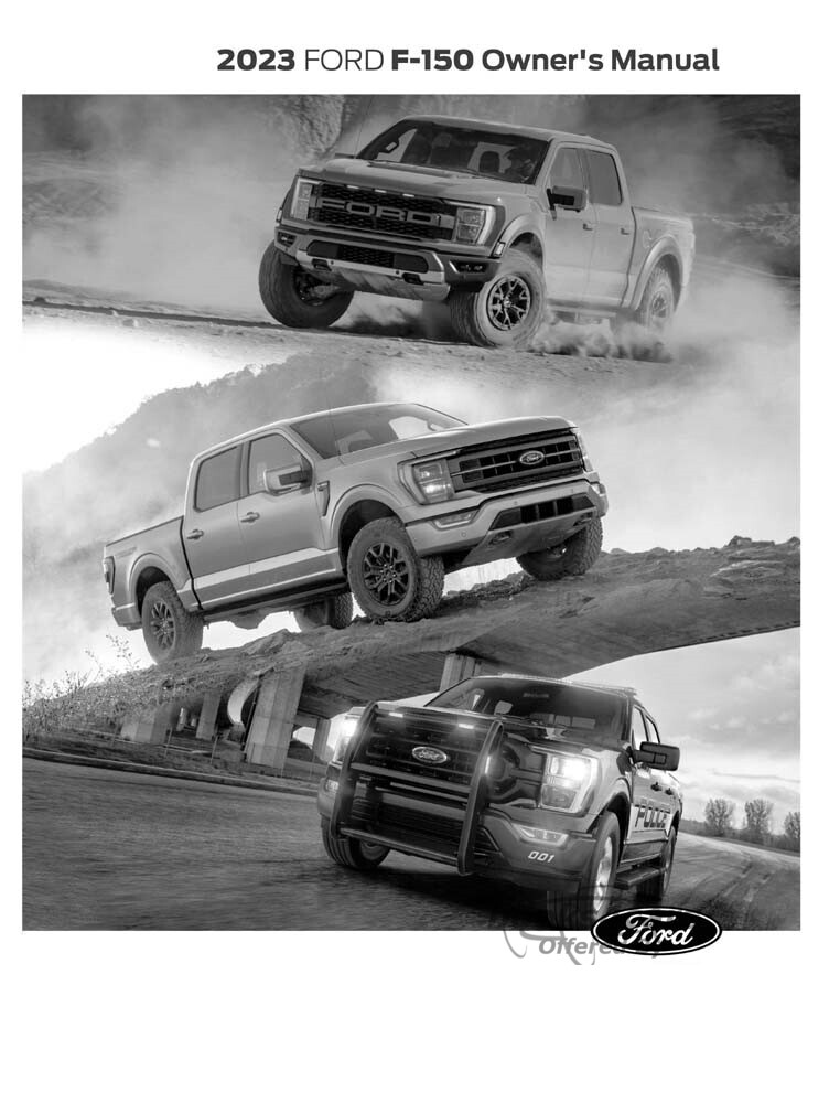 view cover of 2023 F150 owners Manual F-150 truck by Ford