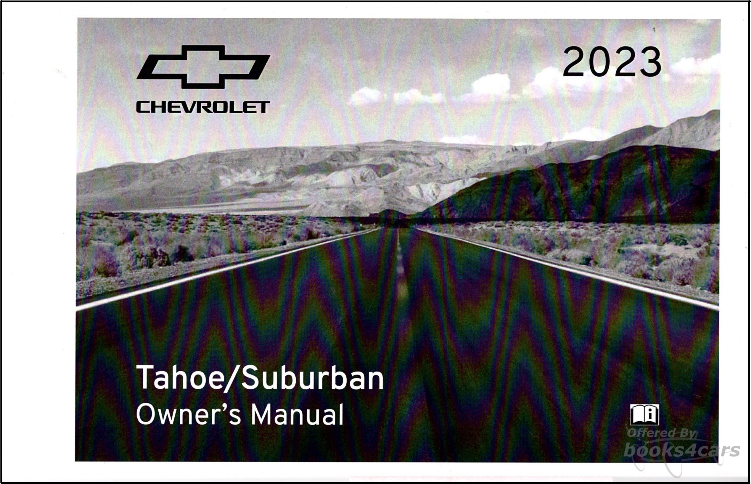 view cover of 2023 Tahoe Suburban owners manual by Chevrolet