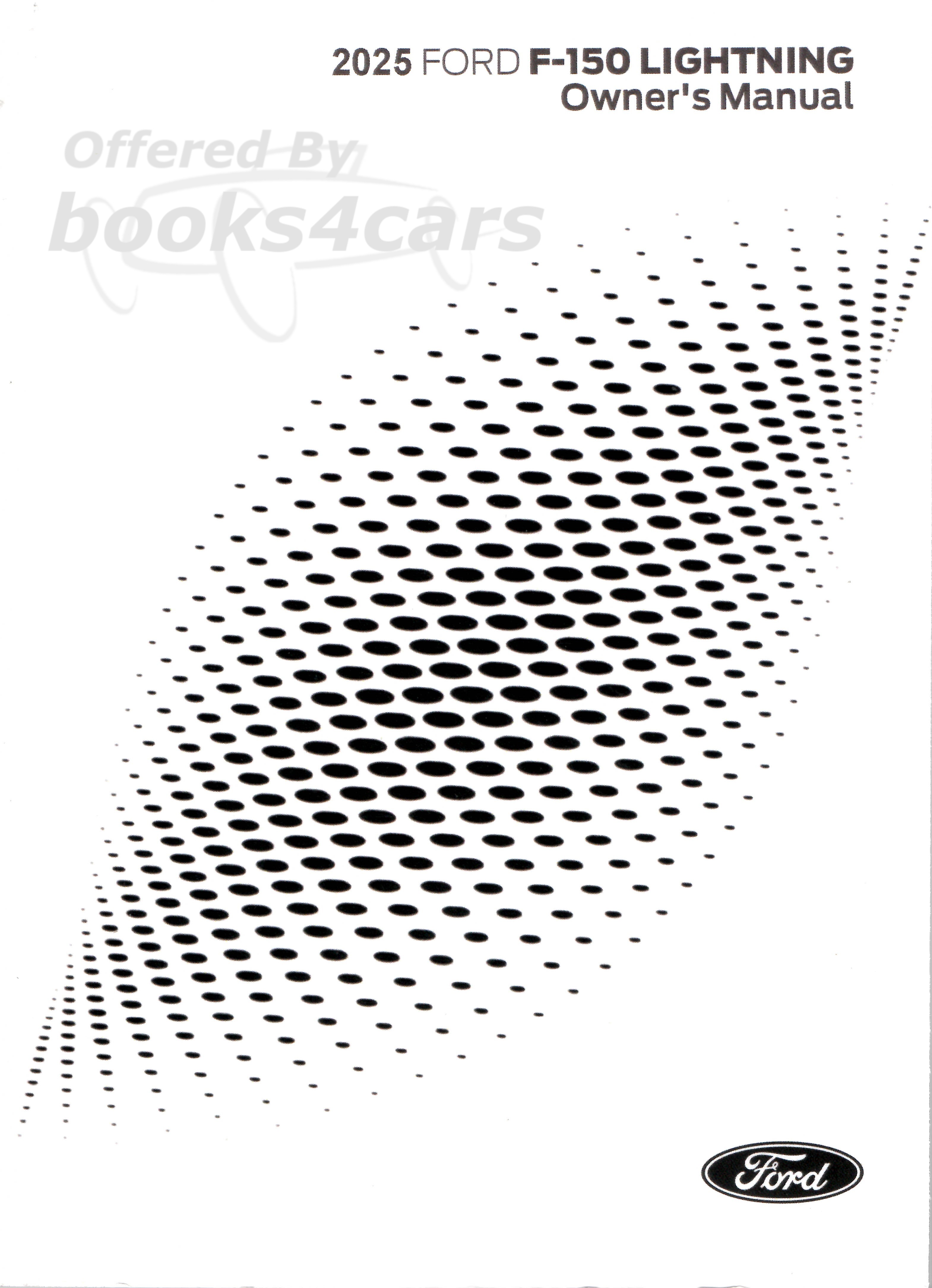 view cover of 2025 F150 Lightning owners Manual F-150 Electric Lightning truck by Ford  660 pgs