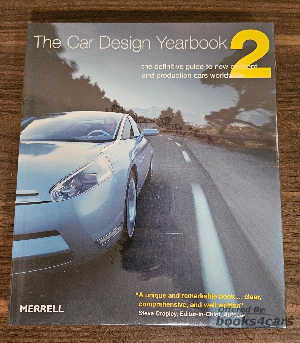 view cover of Car Design Yearbook 2 By Stephen Newbury the definitive guide to new concept and production cars worldwide