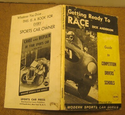 view cover of Getting Ready To Race by Dick Anderson Guide to competition Drivers Schools