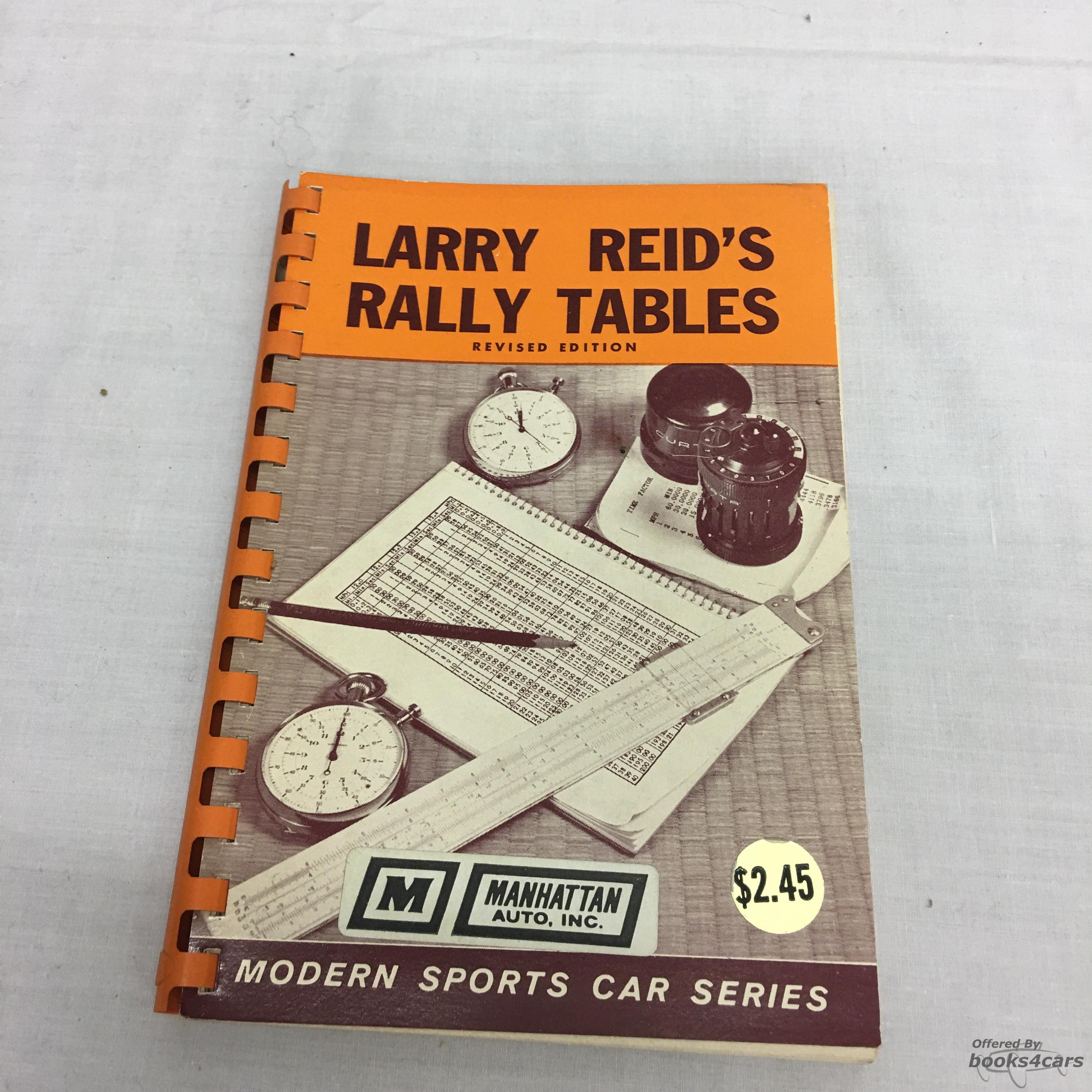 view cover of Rally Tables by Larry Reid