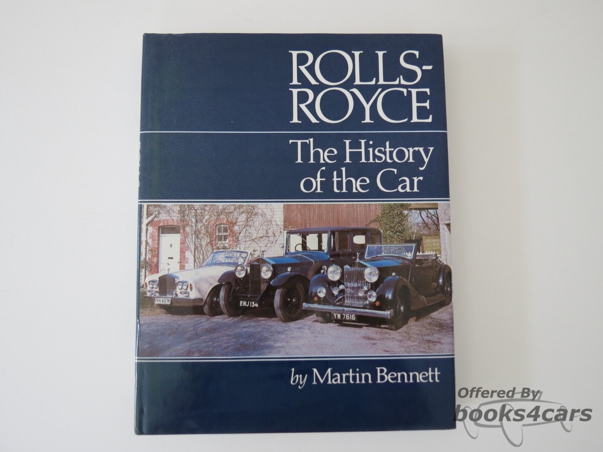view cover of Rolls Royce The History of the Car Book by Martin Bennett 184 hardbound pages